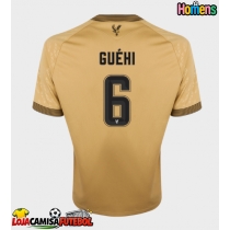 Camisa de Futebol Crystal Palace Marc Guehi #6 Equipamento Secundário 2025-26 Manga Curta